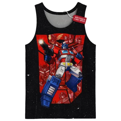 Optimus Prime Tank Top, Rise of the Autobots Tank Top, Sci Fi Tank Top