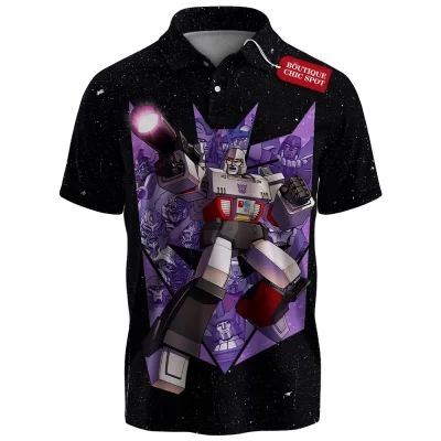 Megatron Polo Shirt, Rise of the Decepticons Polo Shirt, Sci Fi Polo Shirt