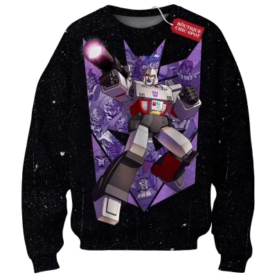 Megatron Sweatshirt, Rise of the Decepticons Sweatshirt, Sci Fi Sweatshirt