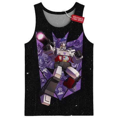 Megatron Tank Top, Rise of the Decepticons Tank Top, Sci Fi Tank Top