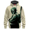 Star Wars Fleece Hoodie, The Silent Hunter Fleece Hoodie, Sci Fi Fleece Hoodie