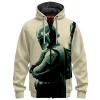 Star Wars Zip Fleece Hoodie, The Silent Hunter Zip Fleece Hoodie, Sci Fi Zip Fleece Hoodie