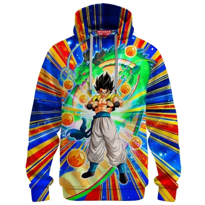 Dragon Balls Hoodie, Super Saiyan Fusion Burst Hoodie, Anime Hoodie