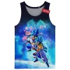 Goku vs Vegeta Tank Top, Super Saiyan Blue Fusion Power Tank Top, Anime Tank Top
