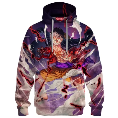 One Piece Hoodie, Luffy Gear 5 Hoodie, Anime Hoodie