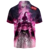 Dragon Ball Polo Shirt, Majin Buu Fury Form Polo Shirt, Anime Polo Shirt