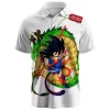 Kid Goku vs Eternal Dragon Polo Shirt, Dragon Ball Origins Polo Shirt, Anime Polo Shirt