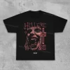 Hellfire Y2K Streetwear T-Shirt, Vampire Graphic Cotton Tee