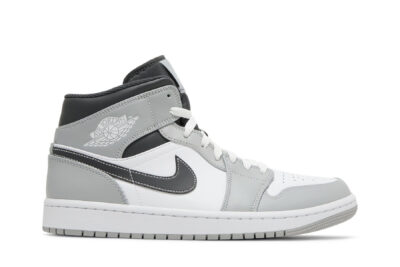 Air Jordan 1 Mid 'Light Smoke Grey' 554724-078 Lifestyle Sneakers