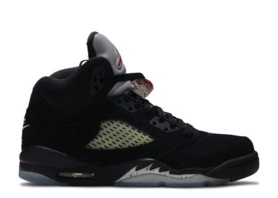 Jordan 5 Retro ‘Black Metallic’ – Black/Fire Red/Metallic Silver/White – 845035-003