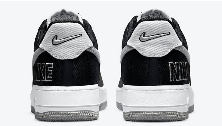 Air Force 1 EMB Black Silver – Comfortable Running Shoes – CT2301-001 4 air force 1 emb black silver ct2301 001 2hdas