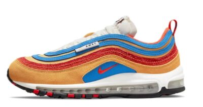 Air Max 97 SE Running Club Yellow Blue – Comfortable Running Shoes – DH1085-700