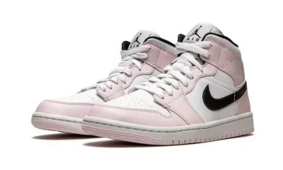 jordan wmns air jordan 1 mid barely rose 2