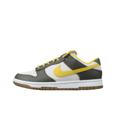 Dunk Low Retro Premium Cargo Khaki Vivid Sulfur - Fv3629-371 Running Sneakers