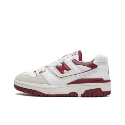 New Balance 550 White Burgundy – Comfortable Running Shoes – Bb550li1