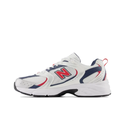 New Balance 530 White Team Red Navy Mr530lo Fashion Sneaker 6 t170