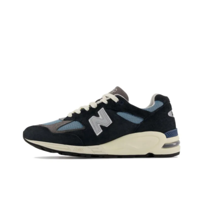New Balance 990v2 Miusa Teddy Santis Navy Castlerock M990tb2 Fashion Sneaker